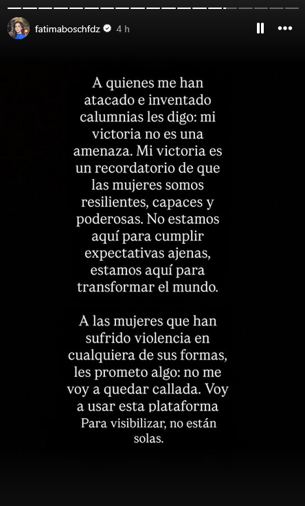 $!Fátima Bosch denuncia violencia digital tras ganar Miss Universo