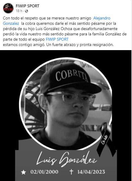 $!Matan al tercer hijo del boxeador Alejandro ‘La Cobrita’ González