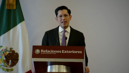 El Secretario de Relaciones Exteriores Roberto Velasco Álvarez, sostuvo una llamada con el Secretario de Estado Marco Rubio.