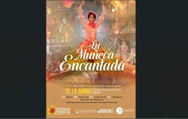 La muñeca encantada se presentará en el Teatro Ángela Peralta el 12 y 13 de junio.