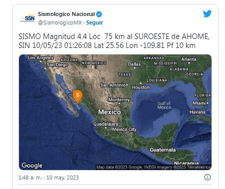 Registra el Golfo de California bastante actividad sísmica.