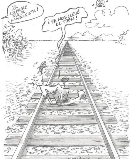 La 4T jugando al trenecito