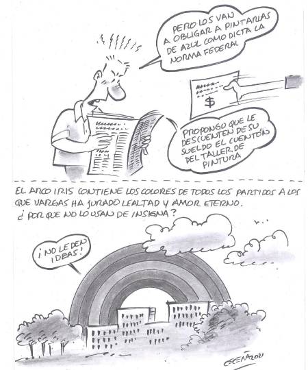 El trébol se pintó de color lambiscón oscuro