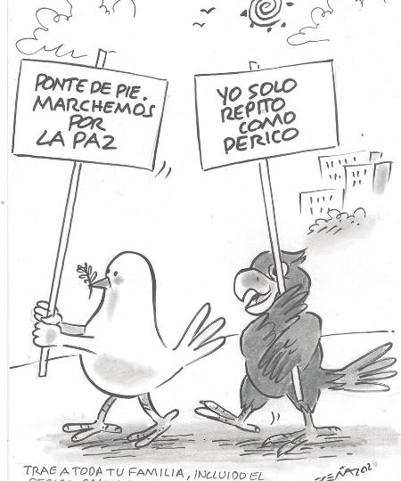 Agenda la megamarcha del domingo 13 de septiembre