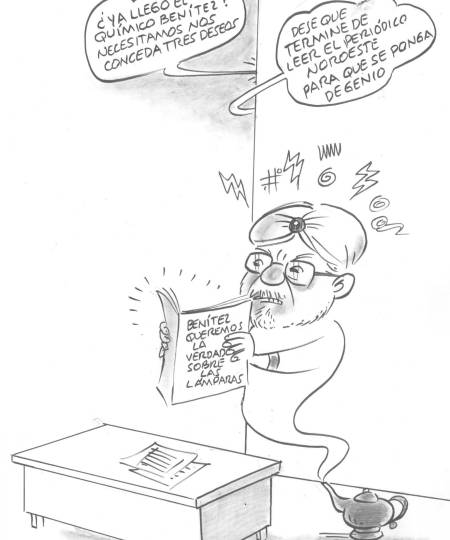 Benítez, el genio de las lámparas