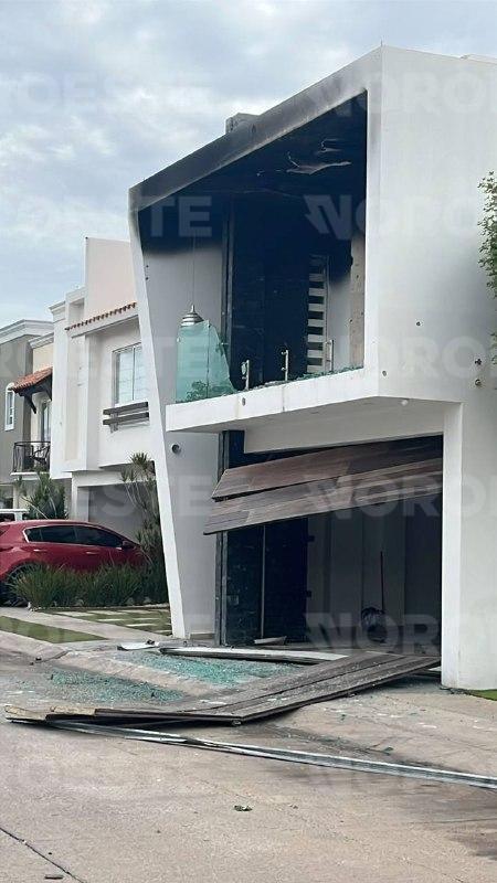 $!Vandalizan y balean vivienda en Portalegre; el inmueble también fue incendiado