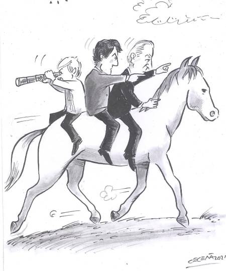 Tres amigos,dos visiones encontradas