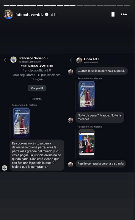$!Fátima Bosch denuncia violencia digital tras ganar Miss Universo