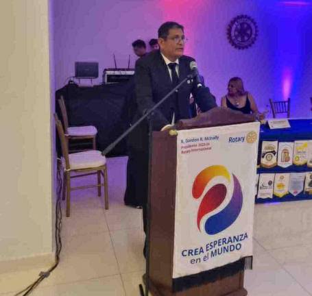 José Arturo Zamudio es el nuevo presidente del Club Rotario Oriente