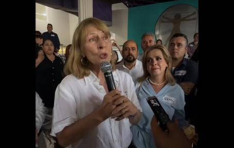 Tatiana Clouthier anuncia la creación en Nuevo León del movimiento “Todos con Conciencia”.