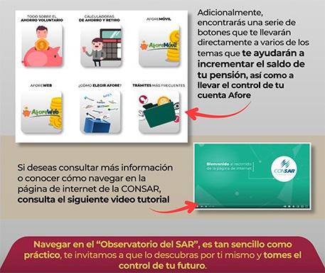 $!Consar lanza el ‘Observatorio del SAR’ para facilitar a los trabajadores la búsqueda de información en su sitio web