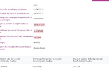 Registros públicos y contratos oficiales documentan la participación de Cuitláhuac González Ortega como proveedor y contratista de diversas instituciones gubernamentales de Sinaloa.