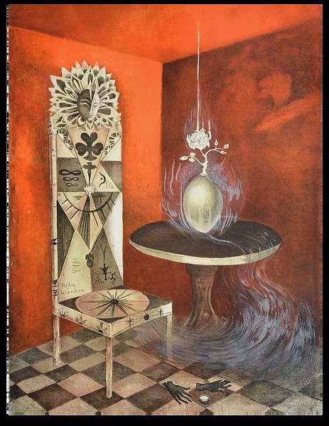 $!La silla Daghda, de Leonora Carrington es una de las obras que se subastarán.