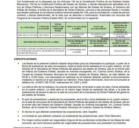 El costo de la obra rondará los 34 millones 636 mil 402.27 pesos.