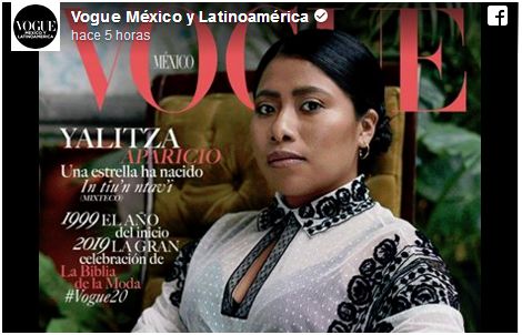 Yalitza Aparicio en la portada de Vogue se vuelve viral