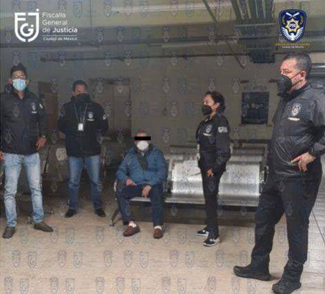 El diputado desaforado Benjamín Saúl Huerta Corona en Fiscalía de General de Justicia de la Ciudad de México.