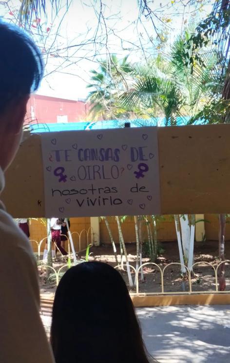 $!Ahora fue en la ETI 5 en Mazatlán: alumnas denuncian acoso