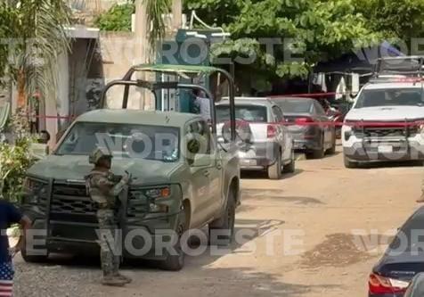 $!Cinco jóvenes fueron baleados en la colonia Felipe Ángeles, en Mazatlán; dos mueren al llegar al hospital