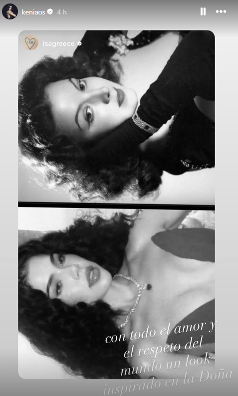 $!María Félix, una de las grandes divas del cine mexicano, cuya elegancia y personalidad sirvieron de inspiración para el look que Kenia Os lució en los Premios Juventud 2026.