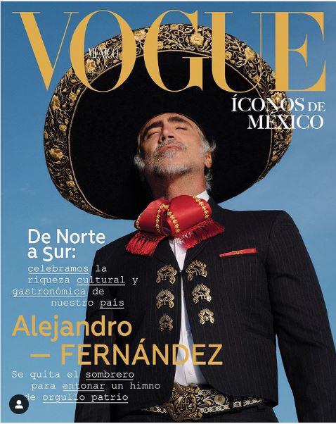 $!Alejandro Fernández es la portada de Vogue
