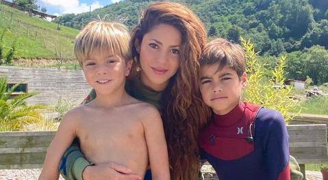 Shakira y sus hijos se viralizan en Tik Tok