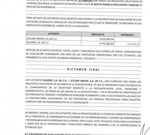 Las dos convocatorias se realizaron en 2023 y en 2024, en donde participaron las mismas empresas.