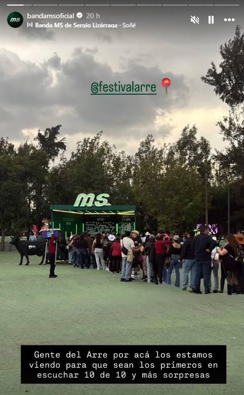 $!La banda convive con sus seguidores previo a su presentación en el Festival Arre 2026.