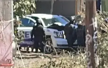 La patrulla de Uneprevif chocó contra el tren en movimiento en un crucero del ferrocarril en la colonia Francisco I. Madero.