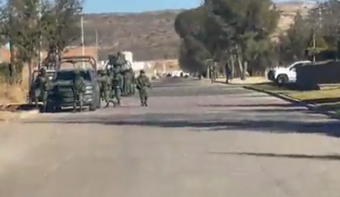 $!Elementos del Ejército en operativo en la ciudad de Durango.