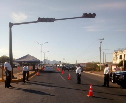 Instalan y refuerzan filtros sanitarios en varios municipios de Sinaloa
