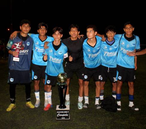 Toros se proclama bicampeón del Torneo de Futbol Juvenil ‘C’ Municipal