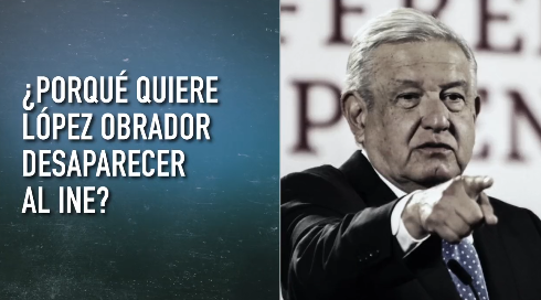 Mensaje del ex candidato a la Presidencia Andrés Manuel López Obrador.
