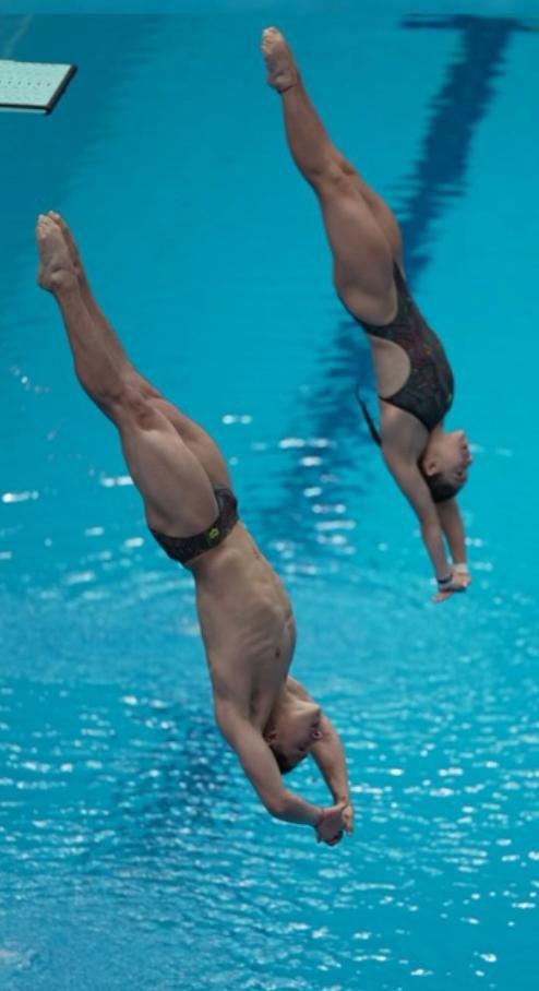 $!Osmar Olvera y Yunuen Parra rozan el podio en Singapur