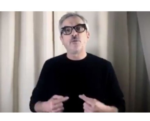 Alfonso Cuarón invita al #ROMATÓN en plazas y escuelas de México; él pone la pantalla, dice