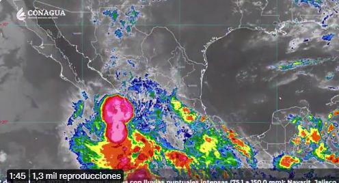 Se prevén lluvias intensas en 5 estados por el paso de ‘Grace’, entre ellos Sinaloa
