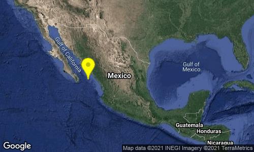 Se registra sismo en Sinaloa; en Mazatlán lo perciben