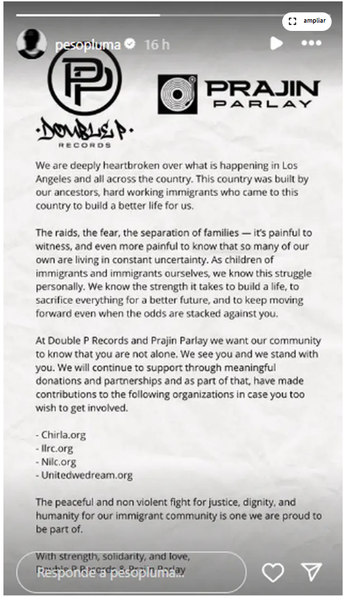 $!Famosos mexicanos alzan la voz en apoyo a migrantes en EEUU