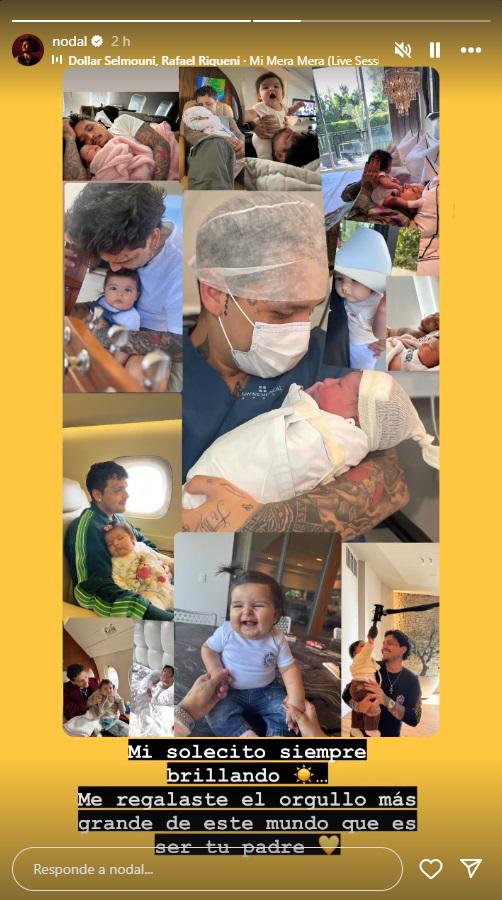 $!Christian Nodal le dedica un mensaje a Inti.