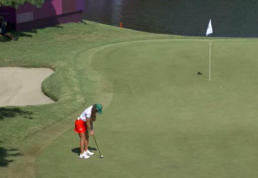 María Fassi en acción.