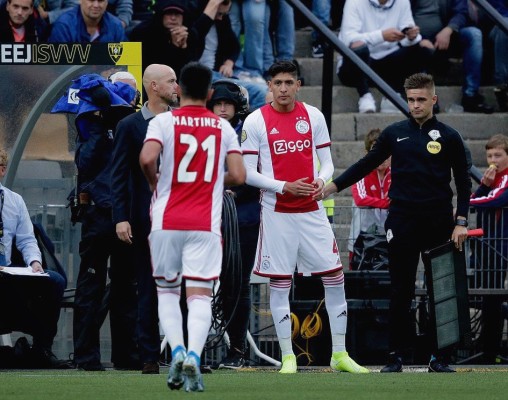 El mexicano Edson Álvarez al fin tuvo minutos con el Ajax holandés. (Foto: Twitter @ajax)