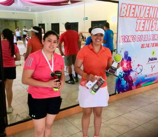 Viven tenistas una fiesta en canchas del Club Britania