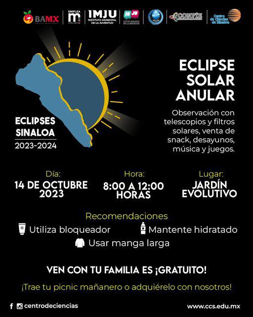 $!Desde Culiacán también se verá el eclipse solar y el Centro de Ciencias invita a verlo