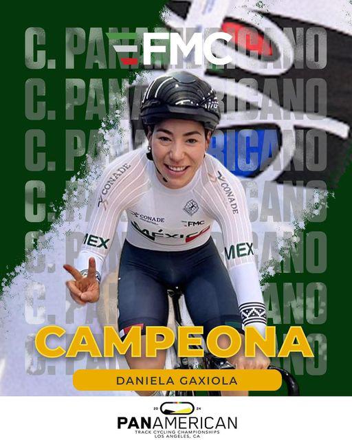 $!Sinaloense Luz Daniela Gaxiola, campeona panamericana de ciclismo