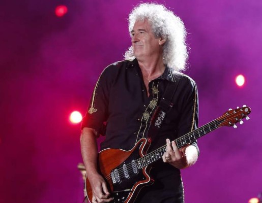 Brian May comparte VIDEO de cuando tocó Bohemian Rhapsody ante el equipo de la cinta