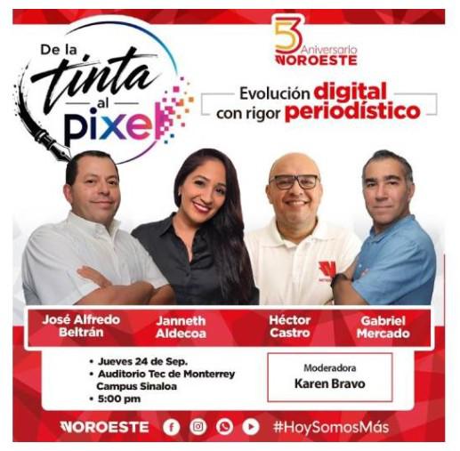 $!De la tinta al pixel: periodistas analizarán los cambios de los medios