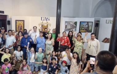 La exposición se exhibe en la Casa de la Cultura de la UAS.