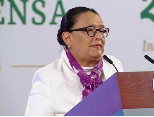 Rosa Icela Rodríguez Velázquez, titular de la Secretaría de Seguridad y Protección Ciudadana.