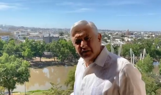 Desde Culiacán, el Presidente López Obrador reitera el #QuédateEnCasa por el Covid-19