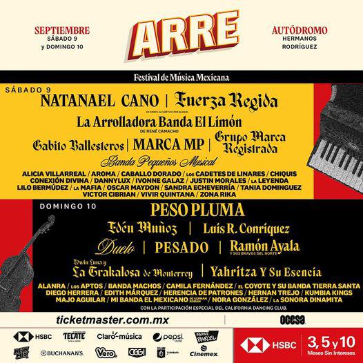 $!Descarta Ramón Ayala estar molesto por aparecer debajo de Peso Pluma en festival