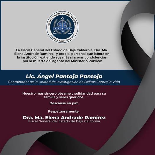 $!Asesinan en Ensenada a coordinador de Homicidios de la Fiscalía General del Estado de Baja California
